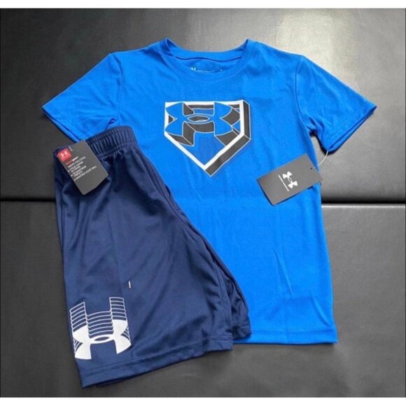 NWT Under Armour Athletic Set Boys Size 6 - Picture 1 of 3